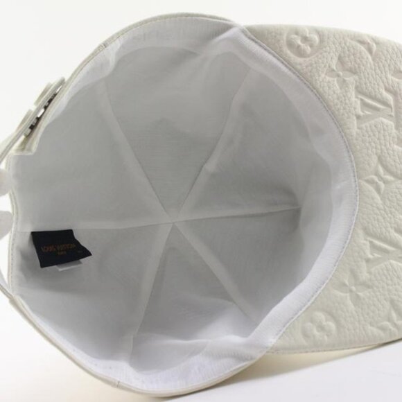 Louis Vuitton Virgil Monogram Taurillon Leather Casquette Baseball Cap 12LVJ1025 main image 4